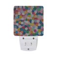 thumbnail image 5 of Yayeee LED Night Light for The Home Plug in With Light Sensors 2 Pack, Dark Colorful Circles, 5 of 6