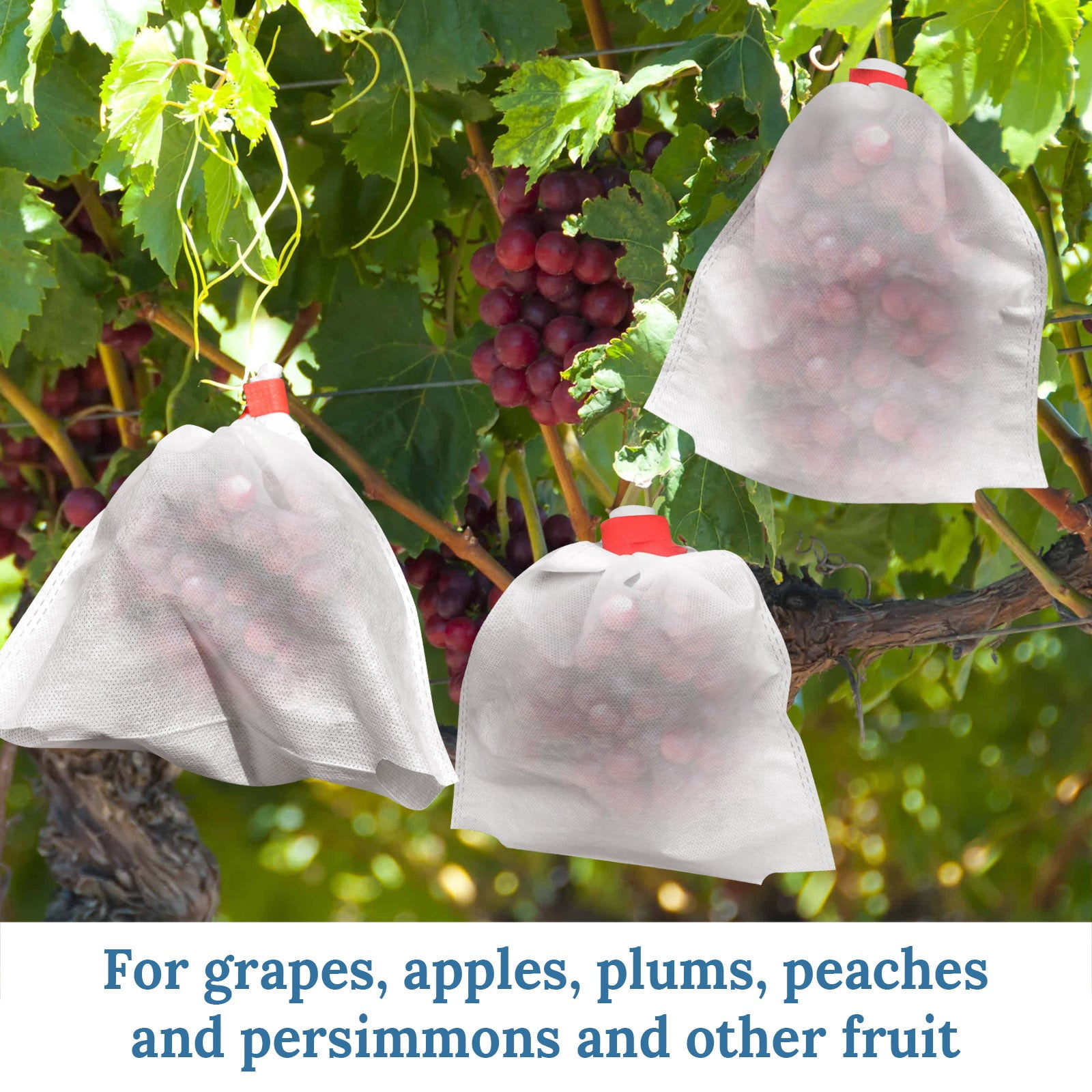 Anti Insect Garden Plant Fruit Protect Drawstring non-wove Bag