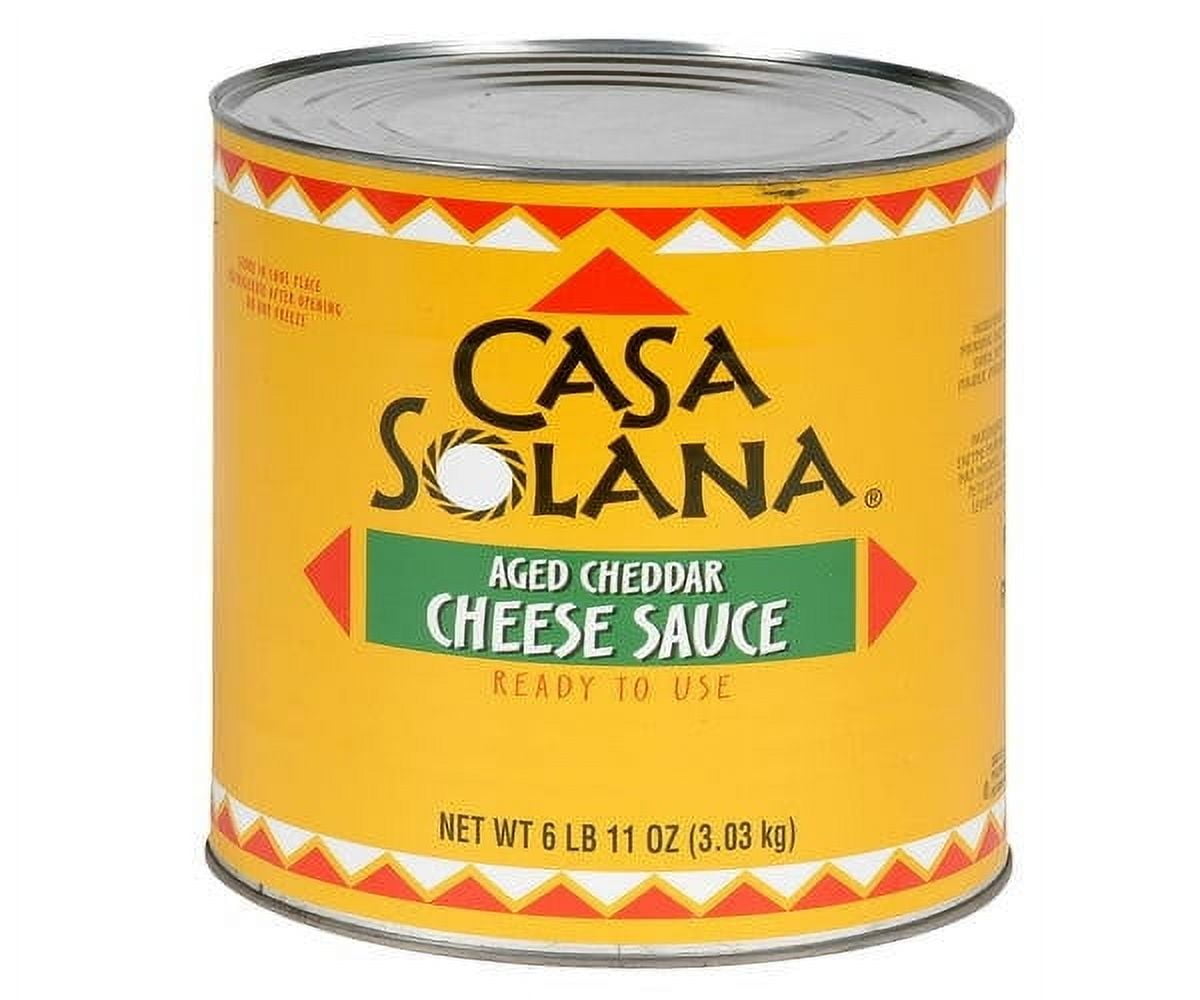 Casa Solana Aged Cheddar Cheese Sauce 2.84L/96 oz - Bulk Size, 6/Case -  Walmart.com
