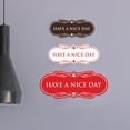 thumbnail image 3 of Designer Have a Nice Day Sign (Ivory/Dark Brown) - Large, 3 of 5