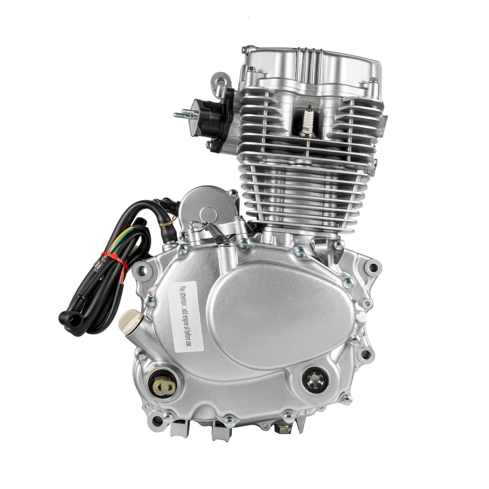 200cc-250cc Vertical Motorcycle Engine 4-stroke 5-Speed with Manual Transmission
