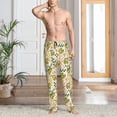 thumbnail image 4 of Bingfone Lemon Mens All Over Print Sleep Pajama Pants-X-Large, 4 of 5