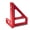 Red, variant on Xirurus Red Woodworking Square Protractor 45 90 Degree Miter Triangular Ruler Scriber Layout Measuring Tool for Engineer Carpenter, 4.72 inches / 12 cm