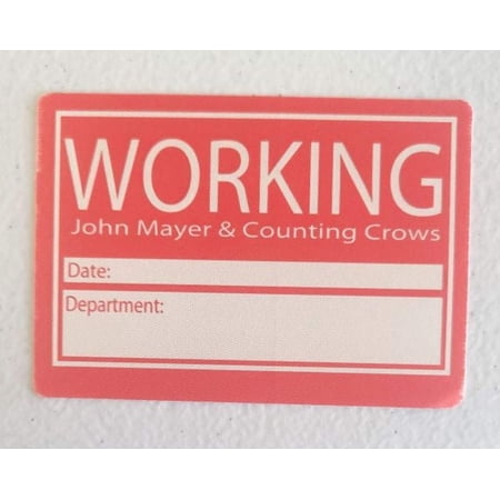 John Mayer Counting Crows Backstage Pass OTTO
