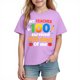 thumbnail image 1 of Tops de Manga Corta Linda con Impresión Gráfica para Niños Niños Y Niñas, Tela Suave Transpirable para la Temporada Escolar, Juego Informal, 1 of 9