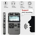 thumbnail image 2 of Digital Voice Recorder Recording Dictaphone MP3 LED Display Voice Activated Support Expansion ,Multi-Function, 2 of 7