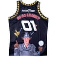 thumbnail image 2 of Inspector Gadget Men's Headgear Classics Embroidered Basketball Jersey (Large, Black), 2 of 5