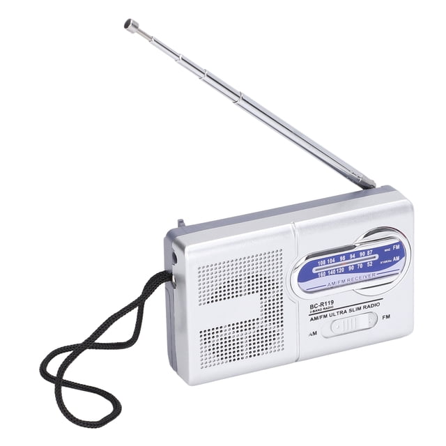Radio AM FM, Mini Radio de Poche Portable en Plastique avec Fonction Mémoire pour Usage Quotidien pour Personnes Âgées BC-R20 2 Pcs Piles AAA,BC-R21 2 Pcs Piles AA,BC-R60 2 Pcs Piles AA,BC-R119 2 Pcs