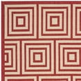 thumbnail image 5 of SAFAVIEH Linden Alvena Geometric Area Rug, Red/Cream, 4' x 6', 5 of 7