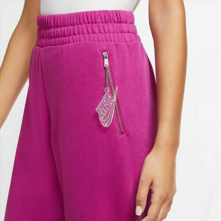 Nike Women's Plus Size Sportswear Fleece Jogger Sweatpants Pants (Pink, 1X)