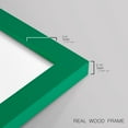 thumbnail image 3 of Modern Flow in Green Solid Wood 8 x 10 Framed Print, 3 of 6