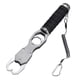 thumbnail image 2 of Pinza para labios de pescado con escala, profesional, de aleación de aluminio resistente, ideal para pesca. Gris, 2 of 9