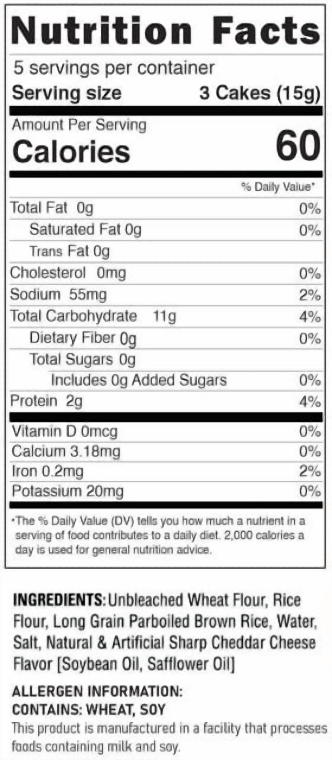 Kim's Magic Pop Freshly Popped Rice Cakes | Cheddar Cheese Flavor | 6 Bags | 15 Cakes per Bag |Low Carb, Sugar Free, Fat Free, Natural, Multigrain Korean Snack | Easy Bread, Chip, Cracker Rep