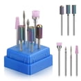thumbnail image 1 of 7pcs Nail Drill Bits for Acrylic Nails - 3/32 Electric Nail Drill Bit Set - Supply Carbide Nail Drill Bit, 1 of 4