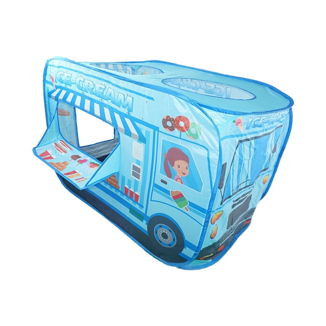 Tienda de juegos para niños, tienda temática de coche, autobús de dibujos animados, tienda de campaña de fácil instalación, , piscina, azul
