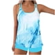 thumbnail image 2 of Traje de baño de 2 piezas para mujer, trajes de baño para mujer, traje de baño de verano de talla grande con estampado, bikini, traje de baño dividido para mujer, traje de baño de poliéster, 2 of 6