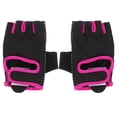 thumbnail image 1 of Gym Gloves Exercise Yoga Non-Slip Half Finger Fitness Gloves for Man Woman (Black Pink S/M), 1 of 6