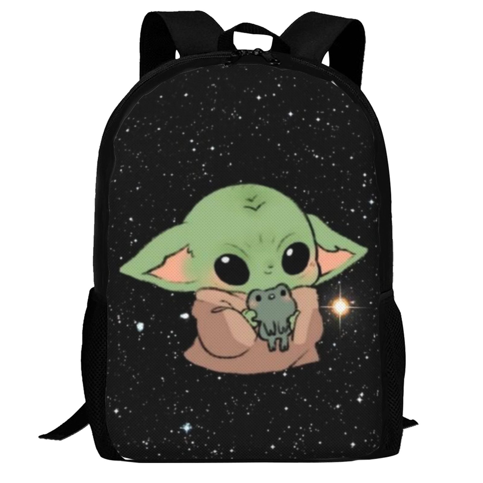 Star Wars Baby Yoda 11 Inch Mini Backpack - The Mandalorian Themed Kids Backpack, Blue-Black - View #9