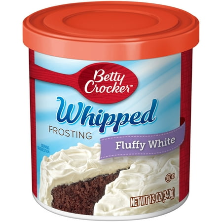 Betty Crocker Whipped Fluffy White Frosting, 12 oz