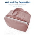 thumbnail image 5 of Premium Edition  Travel Toiletry Bag, Lightweight Large Wide-open Travel Bag for Women, Puffy Cosmetic Makeup Bag Organizer with Handle for Accessories,Essentials, Toiletries, 5 of 6
