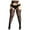 Black A, variant on BOOMILK Crotchless Tights for Women New Sexy Fishnet Plus Size Lace Suspender Pantyhose Stocking