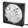 thumbnail image 1 of ARGB Case Fans, Quiet Computer Fan 5V 3 Pin ARGN LED ARGB Chassis Fan, 140x140x25mm Case Fan for CPU Coolers, CPU Water Coolers, and Computer Cases, ARGB Case Cooling, 1 of 8