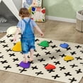 thumbnail image 2 of Qaba 6PCs Stepping Stones Kids, Non-Slip Stackable Balance Stepping Stone, 2 of 10