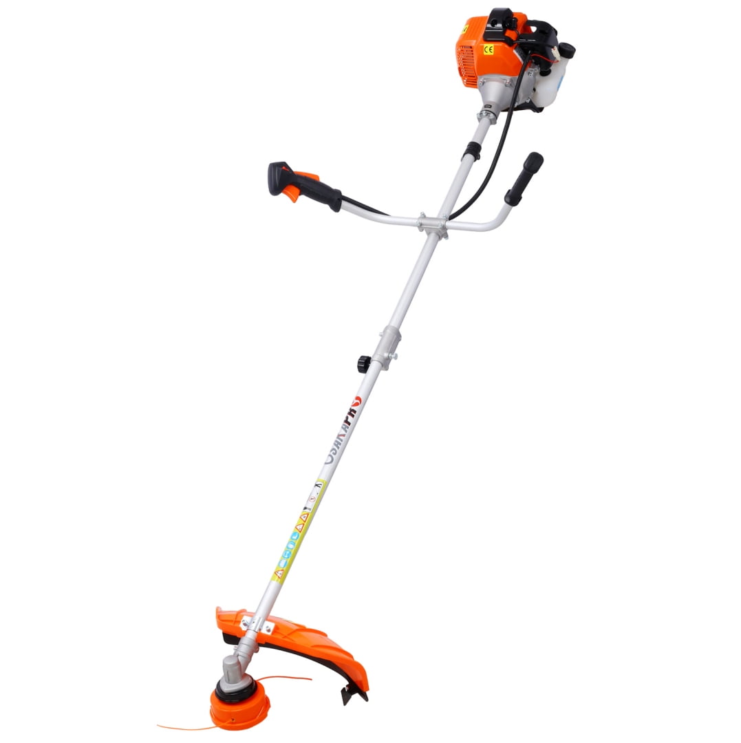 52CC Gas Powered Weed Wacker - 3-in-1 Multifunction String Trimmer with 8" Attachments, 10" Metal 3T Blade, Rubber Handle, Shoulder Strap Included for Yard & Garden, EPA Compliant