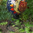 thumbnail image 2 of Echo Valley Black Swirl 9 x 9 Iron Indoor Outdoor Mini Helix Globe Stand, 2 of 4