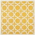 thumbnail image 3 of SAFAVIEH Cambridge Liz Geometric Wool Area Rug, Gold/Ivory, 3' x 5', 3 of 10