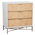 thumbnail image 2 of Home Square 2-Piece Set with 3 Drawer Chest & 2 Drawer Nightstand in White, 2 of 12