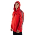 thumbnail image 2 of Marvel Comics Deadpool Men's red deadpool hoodie with sleeve stripes, 2 of 2