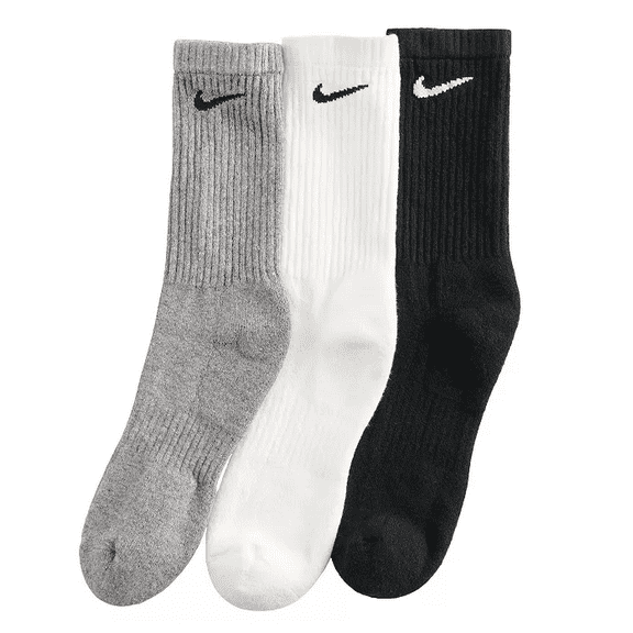 Men's Nike 3-pack Everyday Cushion Crew Training Socks
