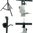 thumbnail image 6 of EQCOTWEA Manual Square Tube Double Stage Bracket Lighting Crank Stand 4M for Lighting Audio DJ Stage Mounting, 6 of 7