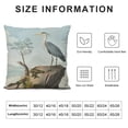 thumbnail image 5 of Throw Pillow Covers  Double Sided Velvet Heron Painting Decorative Couch Pillows for Bedroom Living Room Outdoor, 5 of 5