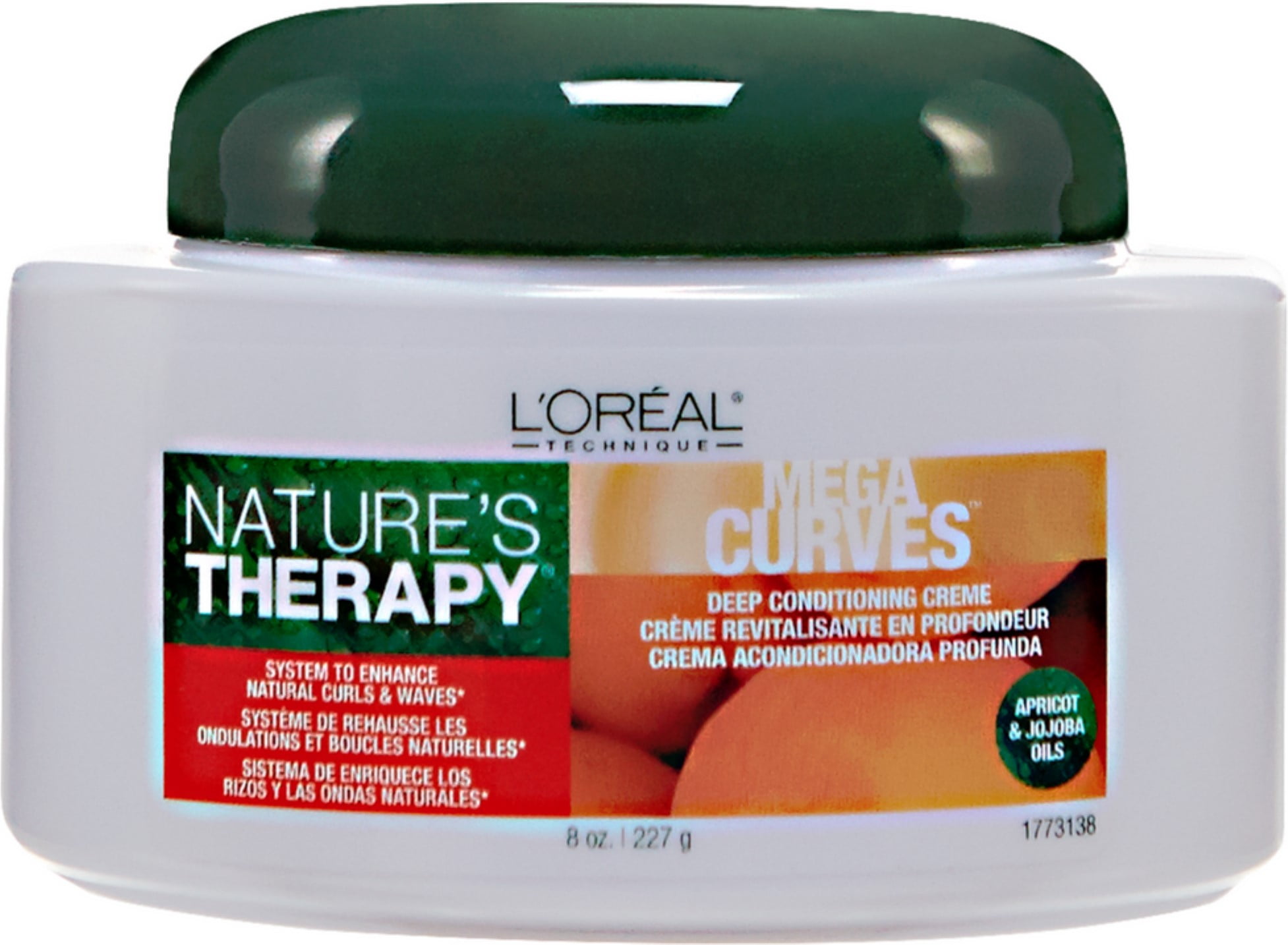 L'Oreal Natures Therapy Mega Curves Deep Conditioning Creme 8 oz