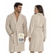 thumbnail image 1 of Bata de Baño Suave, Absorbente y de Secado Rápido, Unisex Real Textil (Beige, Unitalla), 1 of 9