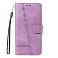 thumbnail image 2 of for Samsung Galaxy A53 5G Case Wallet for Men Women, Flip Folio Cover with PU Leather Kickstand Credit Card Slots Magnetic Wrist Strap Kickstand Protective Shockproof Phone Case Cover, Purple, 2 of 5
