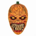 thumbnail image 2 of One Size Pumpkin Head Halloween Mask Horror Costume Piece Flexible Material for Role-Playing Dress-Up Party Scary Season, 2 of 4
