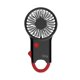 thumbnail image 2 of Ventilador de mano portátil, personal, ligero, mini, con 3 velocidades, potente y silencioso. rojo, 2 of 9