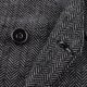 thumbnail image 4 of Chaleco Para Hombre Tweed Suit Chaleco Chaleco Formal Más Tamaño Blanco Negro 2XL jinwen chaleco de tweed para hombres, 4 of 8