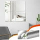 thumbnail image 1 of Decoración del hogar, paquete de 12 láminas de espejo acrílico flexible de 6 x 6 pulgadas, azulejos de espejo autoadhesivos cuadrados, pegatinas de pared recortables, no aptas para vidrio, reflectante, 1 of 7