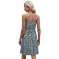 thumbnail image 2 of Vestido de verano WIHOLL 2025 Vestido de verano con estampado floral para mujer, 2 of 4