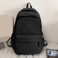 thumbnail image 5 of Fgnfyis Girls School Backpack Women Solid Color Stylish Lightweight Everyday Casual Large Capacity College Bookbag Kids Backpack Black, 5 of 5