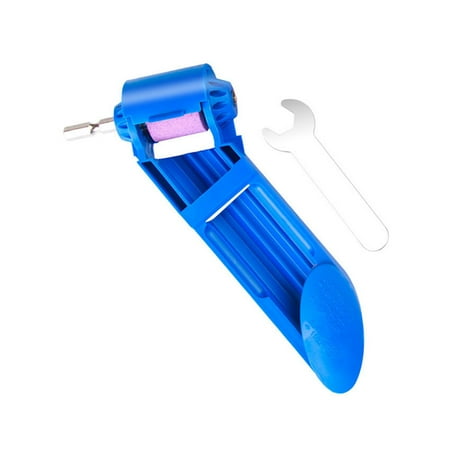 

Step Drill Bit Grinding Wheel Angle Polish Mini Sharpener Portable Sharpening Plastic Construction Milling Grinder Hand Blue