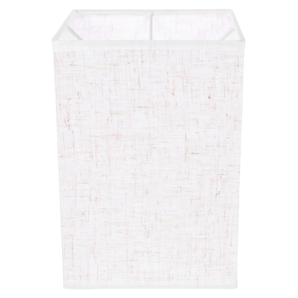 Pantalla de lámpara de lino Cubierta de lámpara de lino rectangular Cubierta de luz de mesa de pantalla de piso de lino