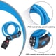thumbnail image 3 of Candado para bicicleta, candado de combinación reiniciable de 5 dígitos de alta seguridad, candado de cable resistente con soporte de montaje (negro) Rojo Verde, 3 of 5