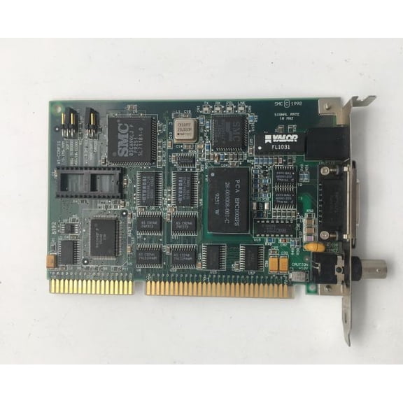 SMC ETHERNET CARD ISA, COAX/AUI/RJ45, 61-600416-000, 8013EWC,60-600406-002