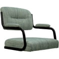 thumbnail image 3 of Swivel Metal Bar Stool 30" - M-110 WB - Watusi Aquatint Blue - Black, 3 of 3