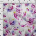 thumbnail image 2 of oneOone Polyester Lycra Fabric Flower Watercolor Print Sewing Fabric BTY 56 Inches Wide, 2 of 4